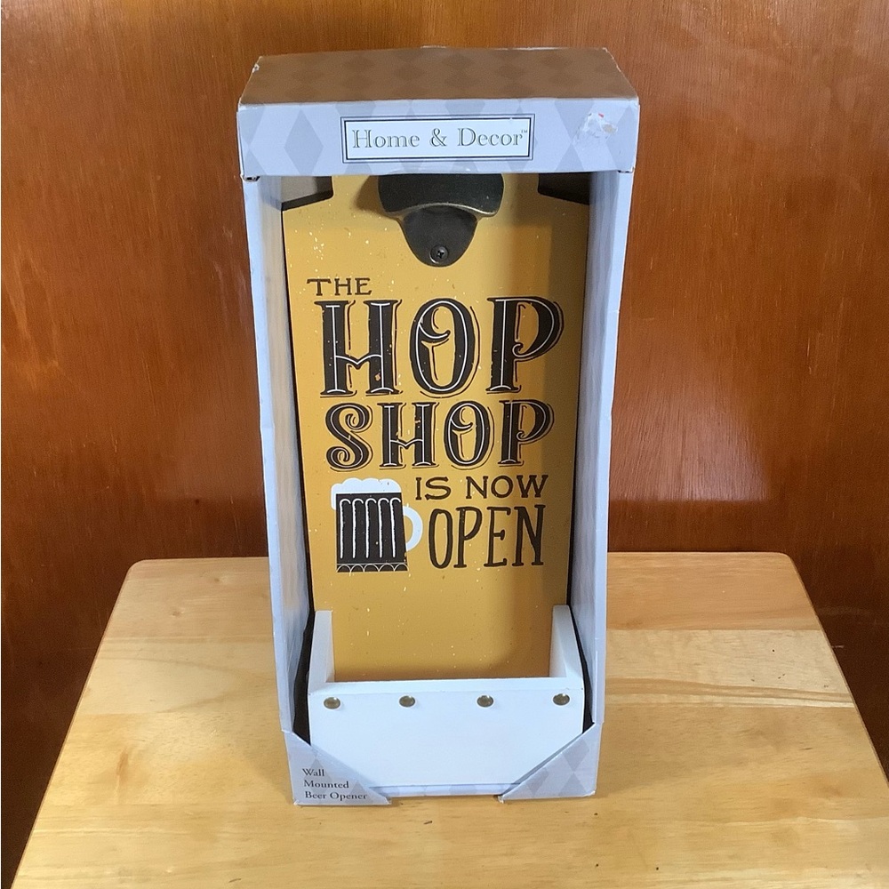 New wall mounted beer opener/ gift for man cave